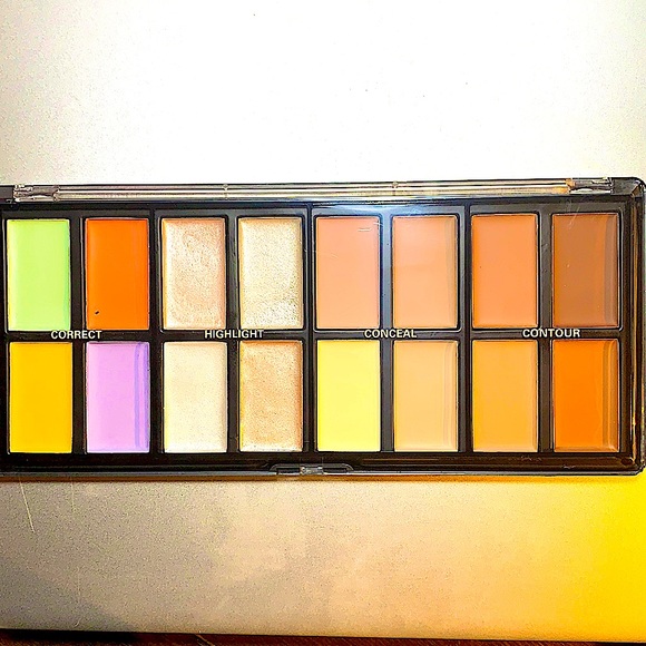 MAX STUDIO CONCEALER PRO PALETTE 16 SHADES CORRECTIONS HIGHLIGHTING CONCEALER - Picture 2 of 6